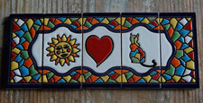 New Small Mosaic Decorative Tiles, Set of 5