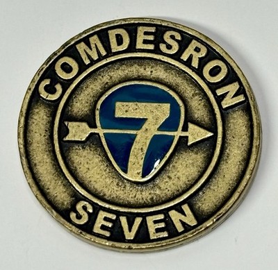US Navy Commander Destroyer Squadron 7 COMDESRON 7 USN Challenge Coin