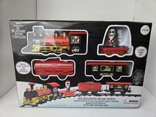 Nightmare Before Christmas Jack Skellington Holiday Express Train Set NIB Fr Sh