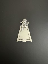 Vintage Solid Silver Cherub Bookmark London Import Marks 1993 11g