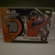 2021 Topps Update Series - Major League Material Kyle Tucker #MLM-KT Black /199