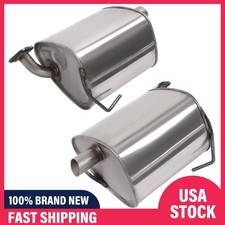 2x Rear Exhaust Mufflers For Subaru Forester 2009-2013 Impreza 2008-2011 2.5l 2x Rear Exhaust Mufflers For Subaru Forester 2009-2013 Impreza 2008-2011 2.5l