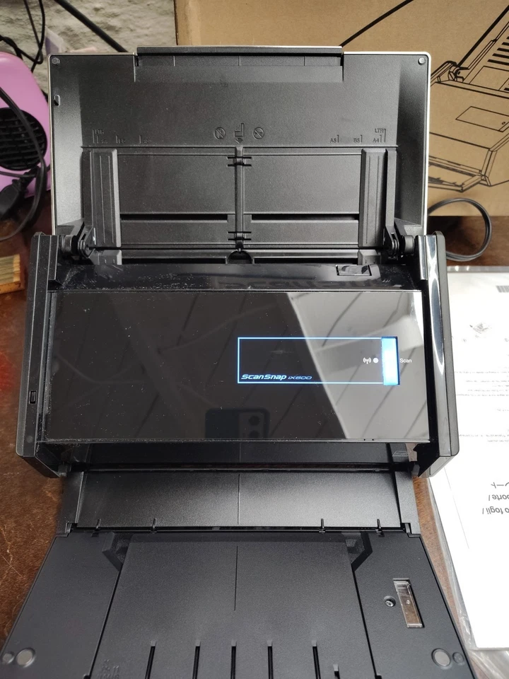 Fujitsu ScanSnap ix500 Wireless Document & Image Scanner with Power Supply & USB - Image 3 of 4