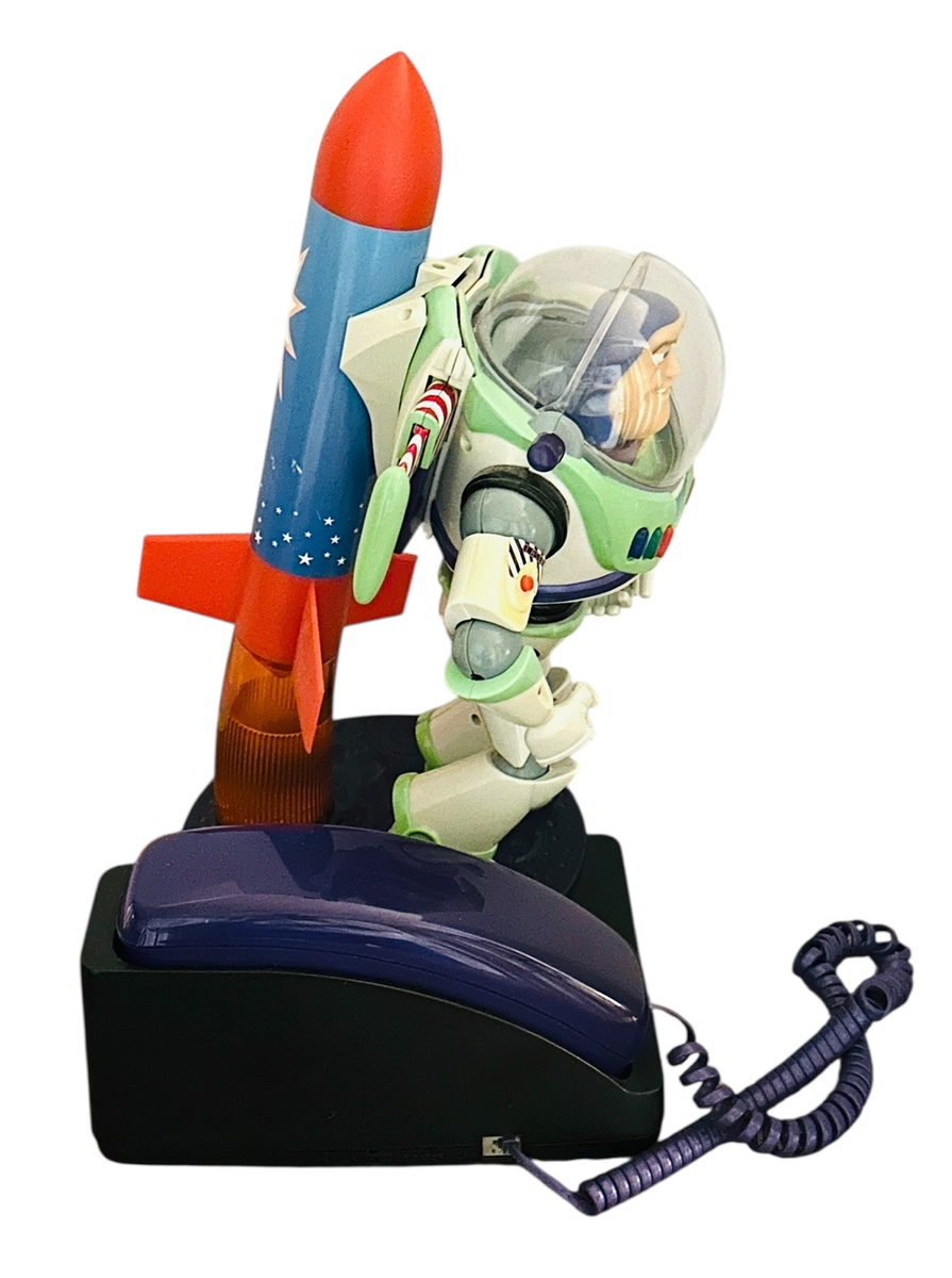 TOY STORY BUZZ LIGHTYEAR LANDLINE TELEPHONE VTG PHONE WORKS