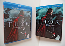 Blu-ray  3D + DVD  THOR LIMITED 3D EDITION MARVEL STUDIOS