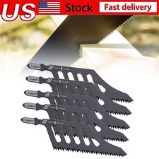 5Pc Flush Cutting Jigsaw Blade High Carbon Steel Irregular Curve Saw Blad Fit US
