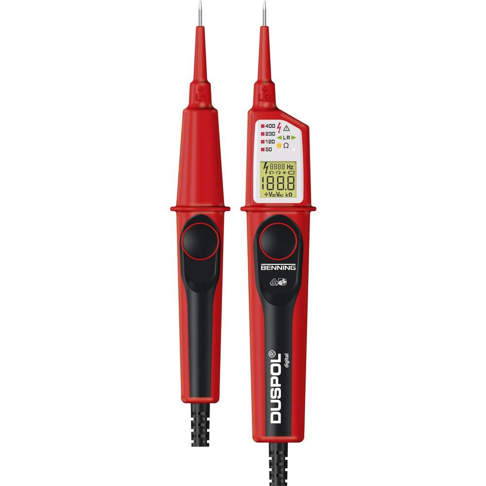 Benning DUSPOL digital 50263 testeur de tension pour éviter les chocs électriques sur circuit 1000V
