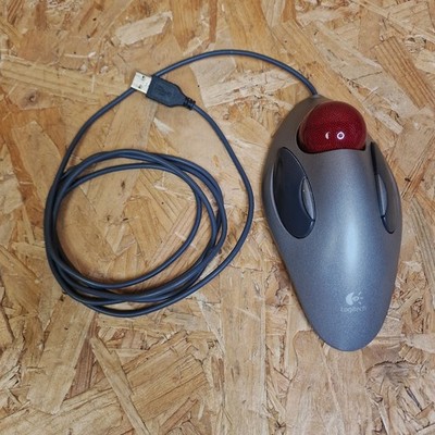 Logitech T-BC21 Trackman Marble USB für PC Computer 2002 Vintage Gaming deaktiviert
