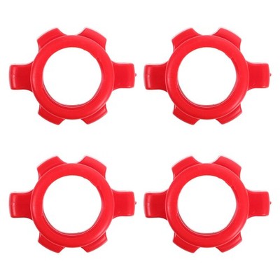 4 Pcs Dumbbell Bar Nut Accessories Work Miss Barbell Locking Nuts Collar Screw