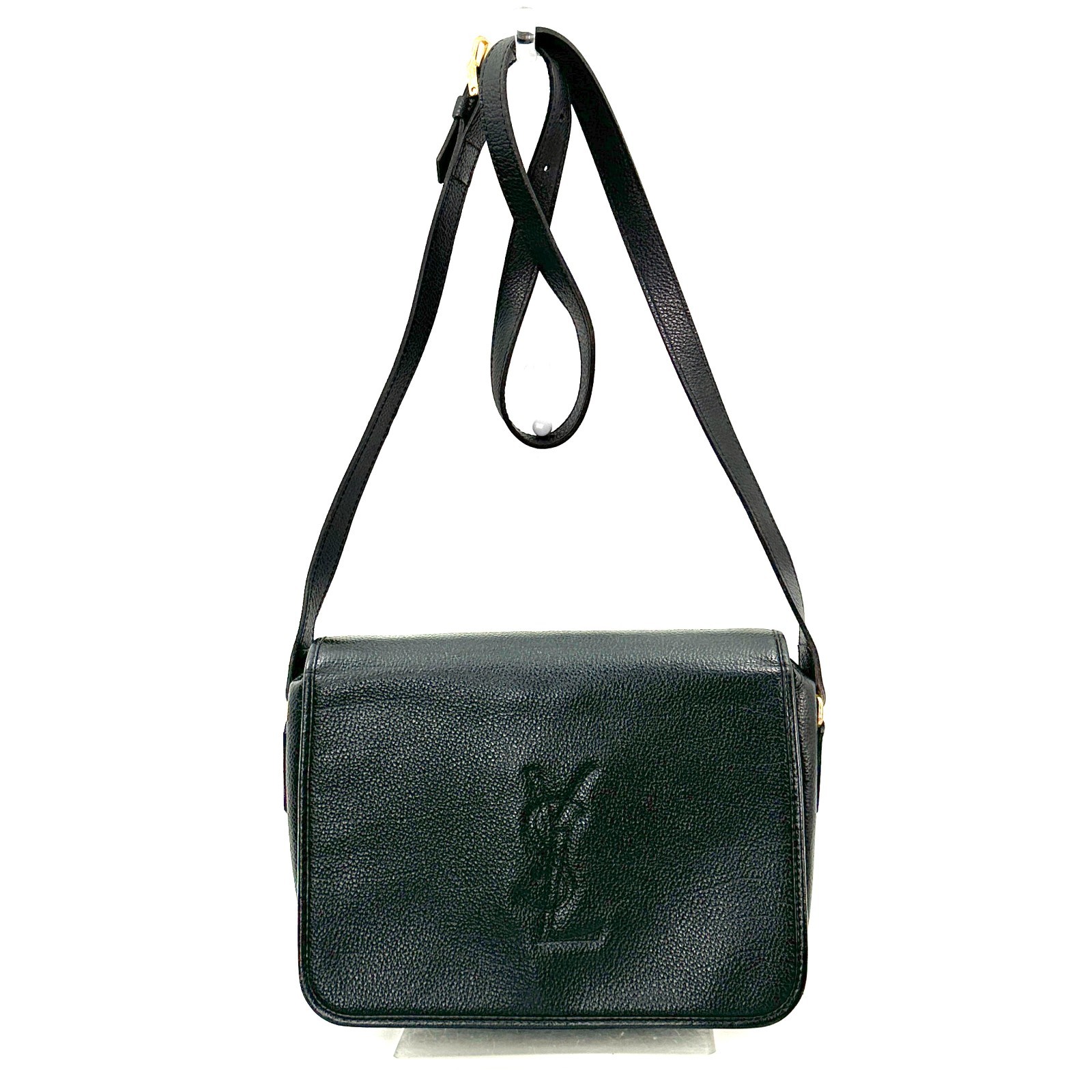 Borsa a tracolla Yves Saint Laurent pelle vintage YSL nera autentica #876