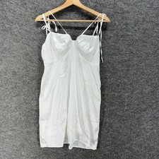 New L.A. Hearts Dress Women M White Sheath Midi Zipper Lined Sleeveless Mini