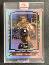 Aaliyah Edwards 2025 Panini Wnba One And One Silver /99 #2