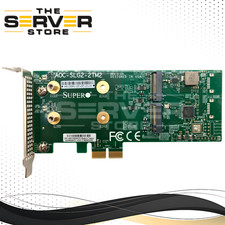 Supermicro Dual M.2 SATA  2-Port SATA RAID Controller LP AOC-SLG2-2TM2
