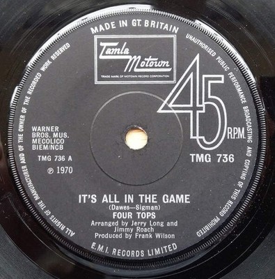 Four Tops - It's All In The Game (VINYL)