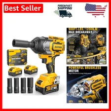 20V Brushless Impact Gun with Variable Speed - Heavy Duty Torque Power Tool