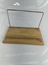 Wooden & Metal Recipe Book Stand Kitchen Cookbook Holder Display Stand