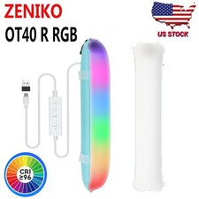 US ZENIKO OT40R RGB Inflatable LED Tube Light Portable Handheld LED Camera Light