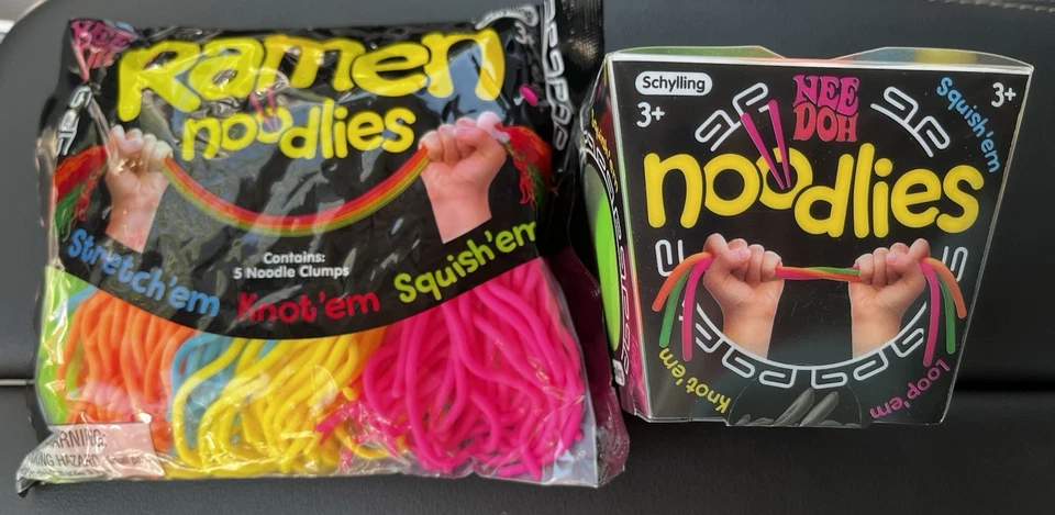 Nee Doh Ramen Noodlies Sensorisches Spielzeug Neu im Paket - Bild 1 von 1