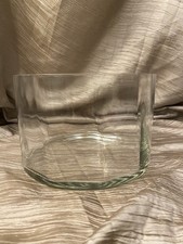 Big Glass Bowl Vintage? Slight Pattern  Unique!