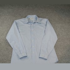 Brooks Brothers Mens Dress Shirt 16-34 Light Blue Non-Iron Supima Cotton Classic
