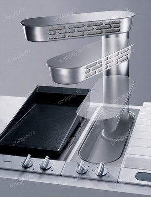 RARE GAGGENAU VL051707 Vario200 Series Telescopic Swivel Downdraft Vent-n System
