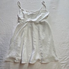 Forever 21 White Sundress, Mini Dress, Flowers, Babydoll