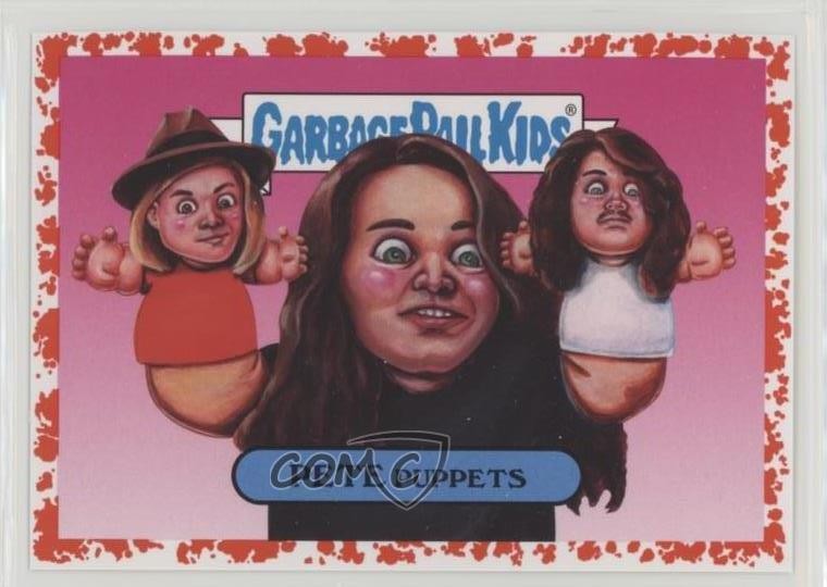 2017 Topps Garbage Pail Kids Battle Of The Bands Alternative Bloody Nose #3b Pete Puppets front