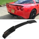 Gloss Black Rear Trunk Wing Spoiler For 2005-2013 Corvette C6 ZR1 Extended Style