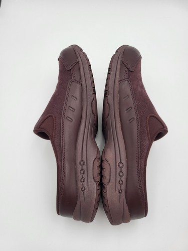 Easy Spirit Womens Travel Time Leather Suede Dark Purple Slip-On Mules 11 N - Picture 4 of 7