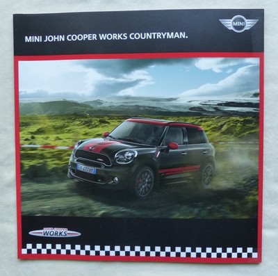 2012 Mini JCW John Cooper Works Countryman Brochure Brochure 03/2012
