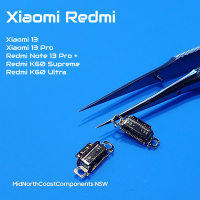 1 x Xiaomi 13 13 Pro Redmi Note 13 Pro Plus K60 Sup/Ultra Type C USB Charge Port