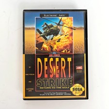 Desert Strike: Return to the Gulf (Sega Genesis, 1992) Complete CIB Tested