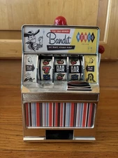 Wemco Desk Top Slot Machine Coin Bank The One Armed Bandit