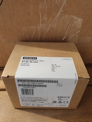 NEU & OVP! Erweiterung DM16 24R für Siemens LOGO6 / 7 6ED1055-1NB10-0BA0 Relais