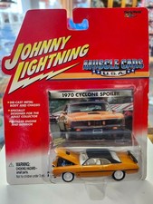 Johnny Lightning Muscle Cars Usa 1970 Cyclone Spoiler White Lightning Johnny Lightning Muscle Cars Usa 1970 Cyclone Spoiler White Lightning