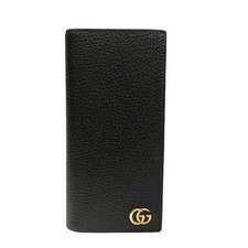 Gucci GG Marmont 428740 Black Leather Wallet Used