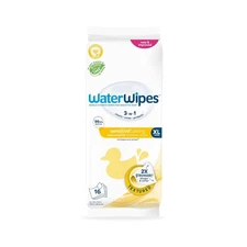 WaterWipes Sensitive+ Bathing Wipes, 3-In-1 Cleans, Cares, Protects, 99.9% Water