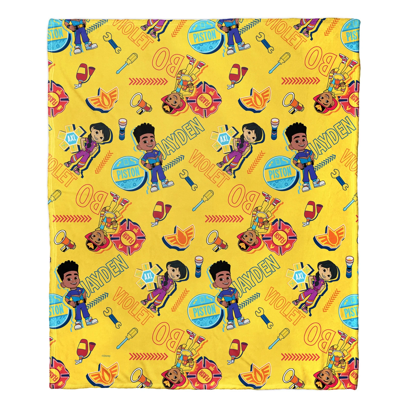 Disney Firebuds Heroes In Training Disneyland Fleece Blanket
