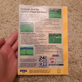Sega 32x Golf Magazine Presents 36 Great Holes Starring Fred Couples - Complete