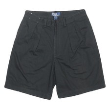 POLO RALPH LAUREN Damen Shorts schwarz Freizeit Baumwolle M W32