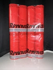 Renova Colored Toilet Paper - 6 Rolls/Pack, 3-Ply, 140 Quality Sheets Red