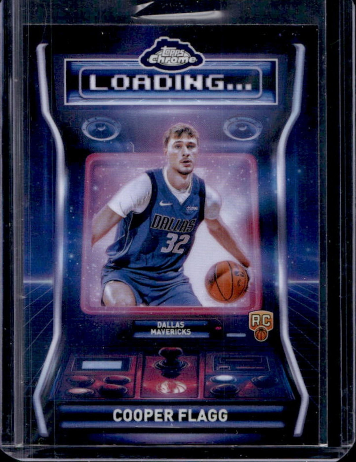 2025-26 Topps Chrome Cooper Flagg Loading RC Refractor Rookie #LD-11 Mavericks