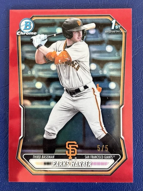 Parks Harber 5/5 Red Parallel 1st Bowman 2026