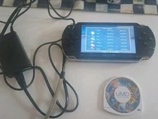 Sony PSP 1001 PlayStation Console Bundle W 2 Games.New Battery  & Charger
