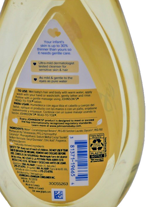 Johnson’s Baby Lotion & Head-To-Toe Wash & Shampoo Set – 13.6 fl oz Each – Hypoa