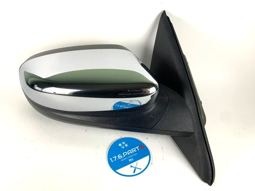 2011 Ford Taurus Passenger Side View Mirror Blind Spot Heat Chrome Cover OEM