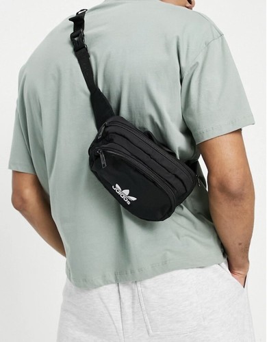 Adidas Originals Trefoil Fanny Pack Waist Pouch Logo Branded Belt Bag - Picture 2 of 8