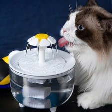 Fuente de agua automática para mascotas, dispensador de agua muda.