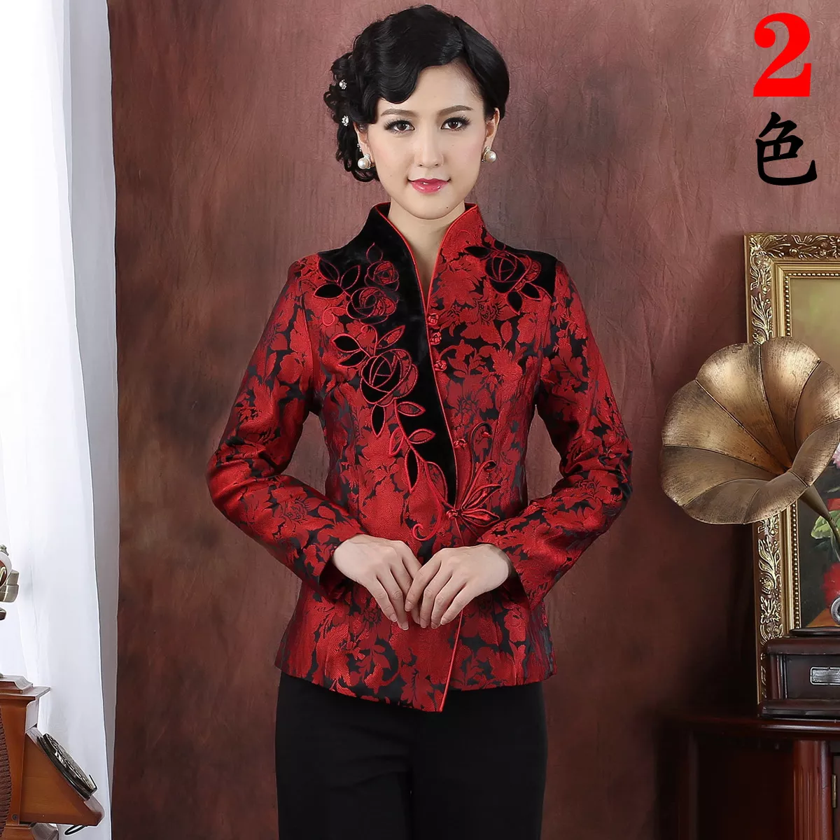 Chinese Traditional Coat Women Silk Jacket Size M 4XL eBay