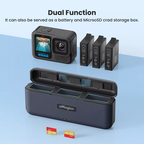 Étui de Charge Batterie pour GoPro Hero 13 Portable Boîte de Charge Rapide - Photo 6 sur 15